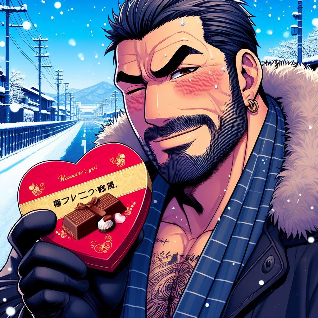 おっさんとチョコレート