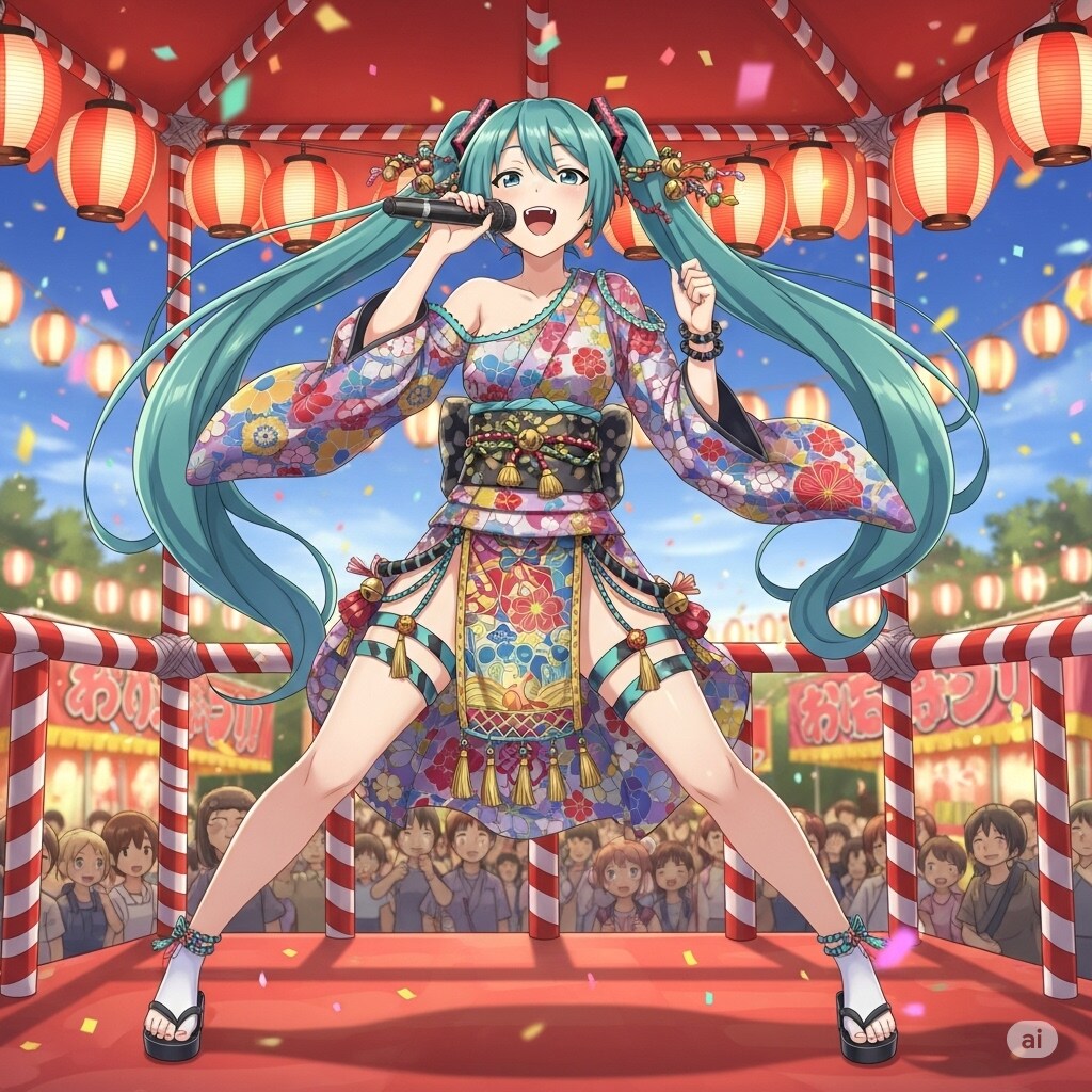 ミクさん夏祭りライブ