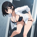 Tバック脱ぎ掛け 3枚目