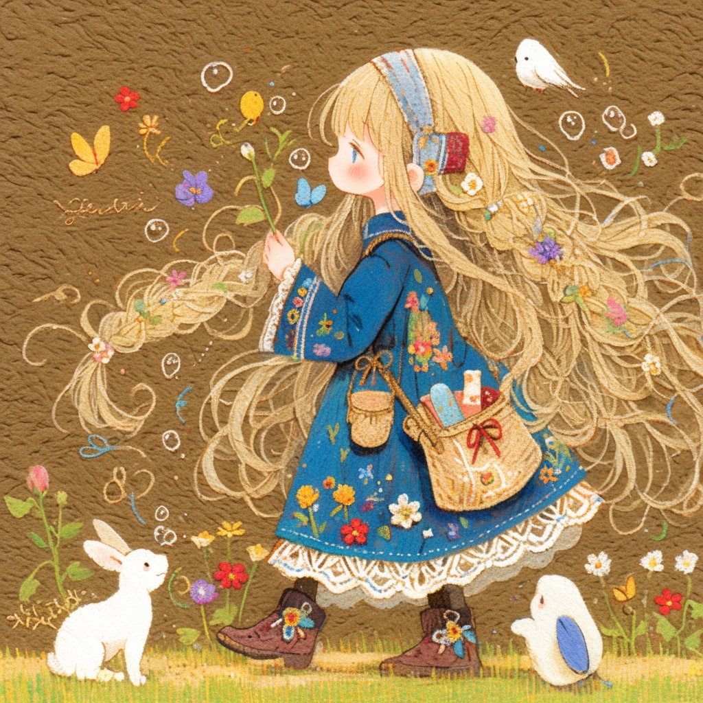 やさしい世界は、足もとから | の人気AIイラスト・グラビア