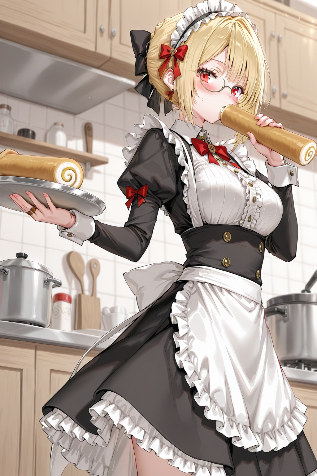 ロールケーキを作った | の人気AIイラスト・グラビア