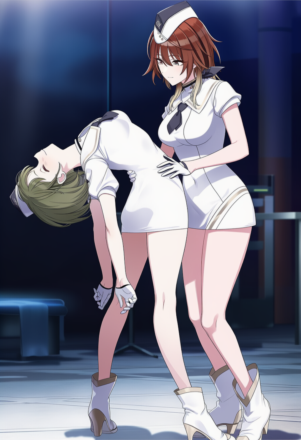 ブルアカオペレーター服　後ろ反り19