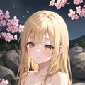 夜桜温泉 2枚目