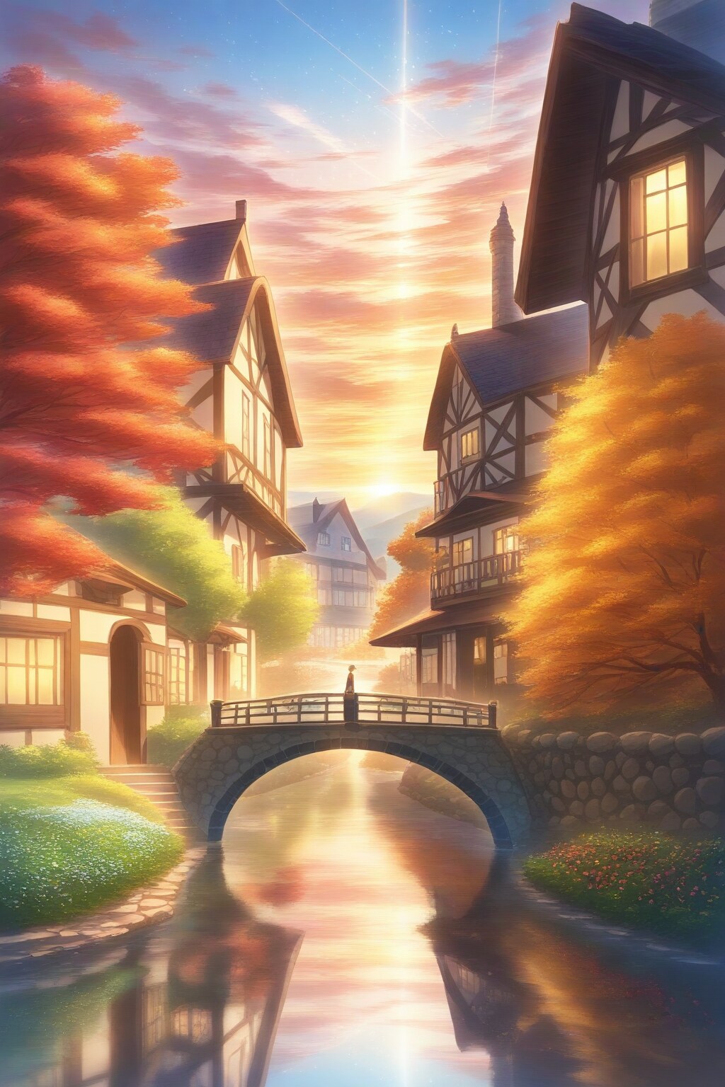 運河のある風景