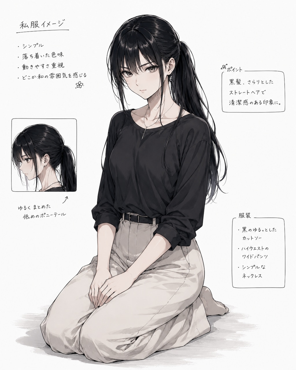 侍さんと私服