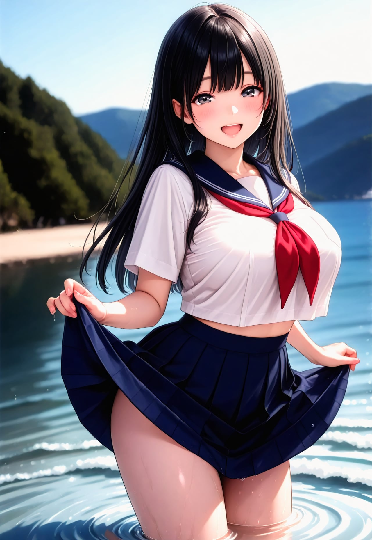 1566（巨乳セーラー服美少女）