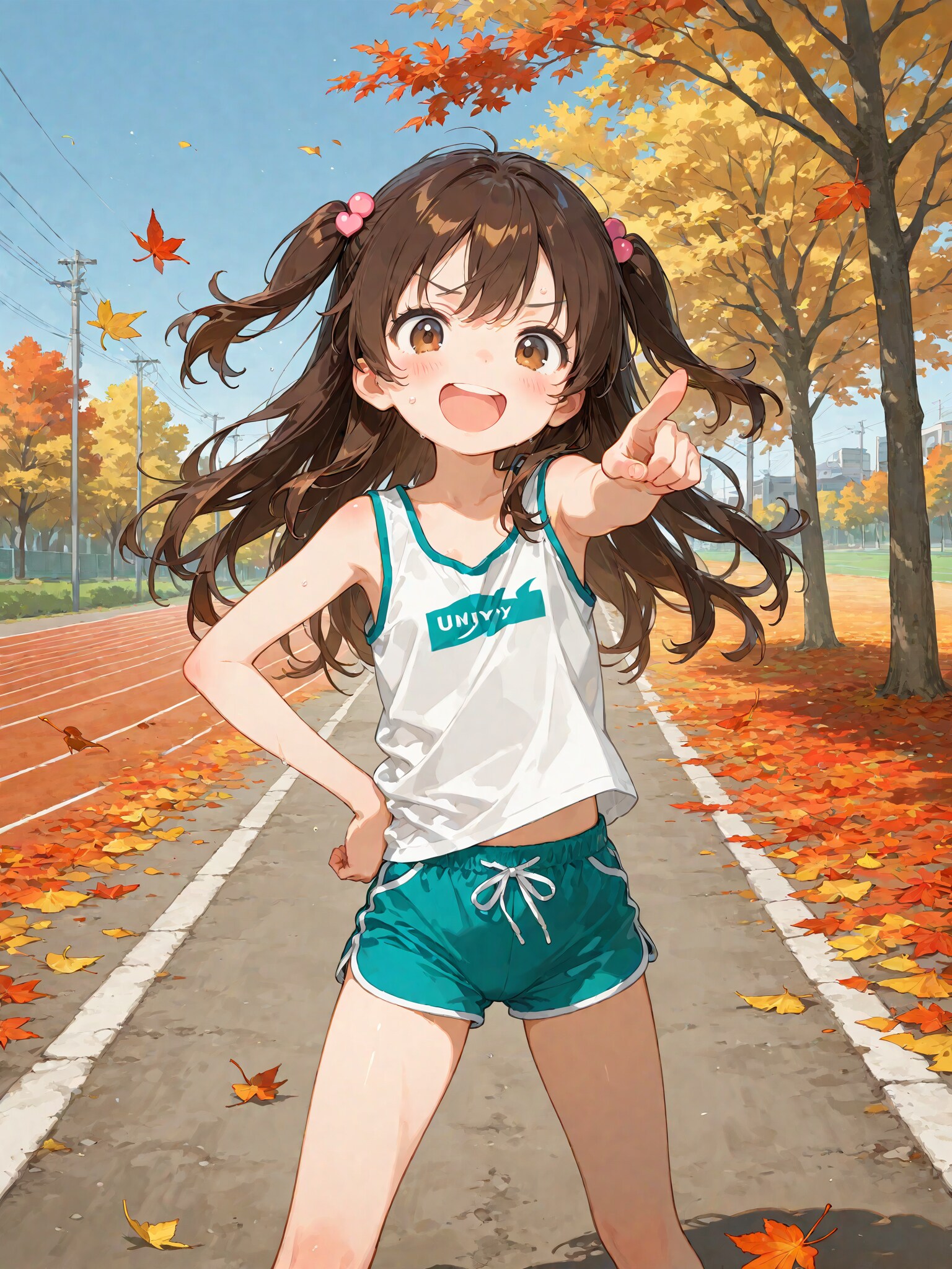 寒い時は走るのよ！