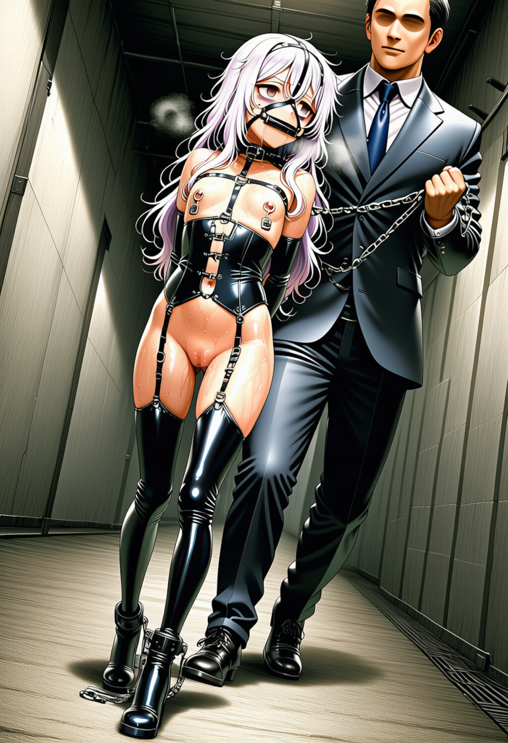 小桜ボンデージ連行