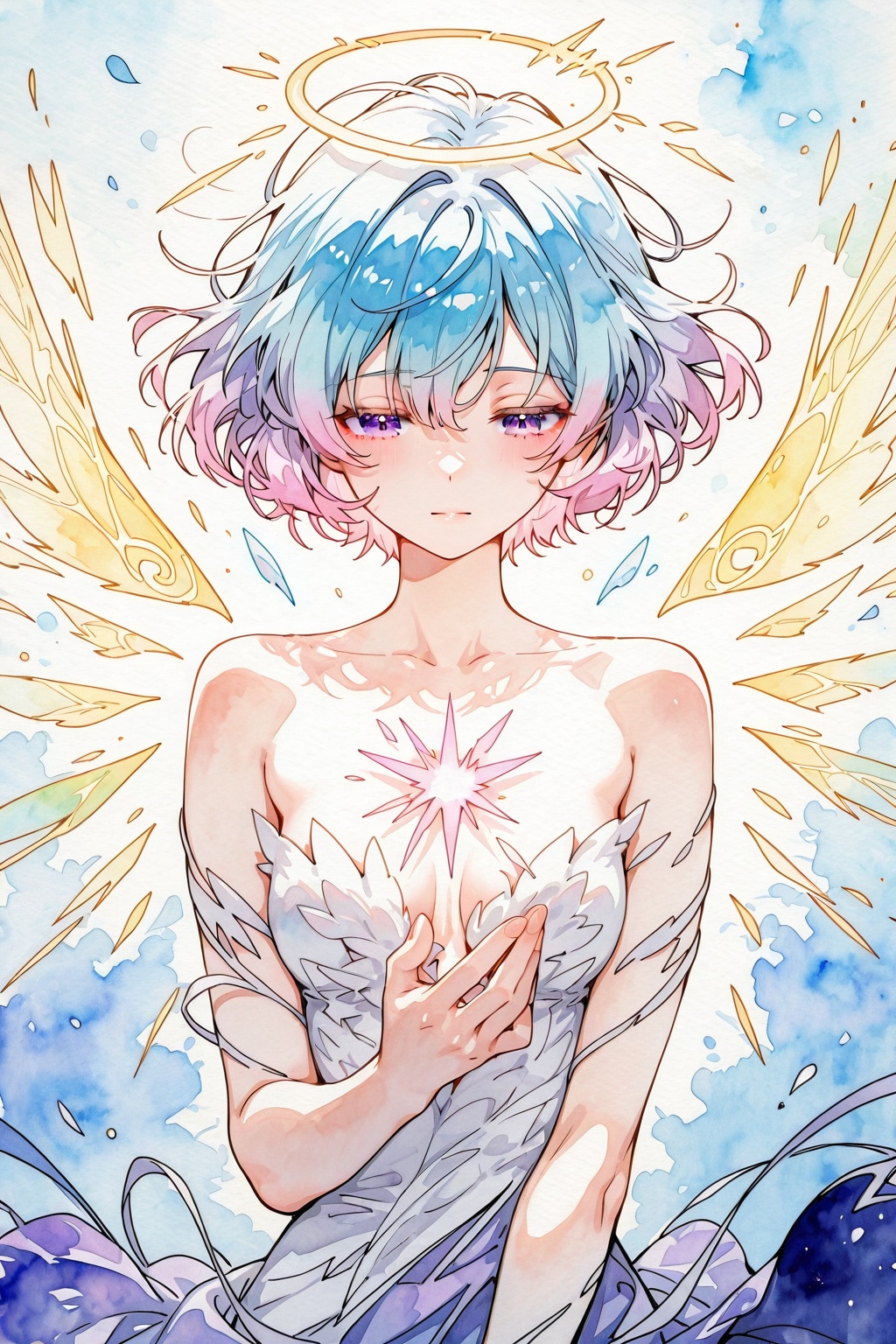 光の翼 | の人気AIイラスト・グラビア