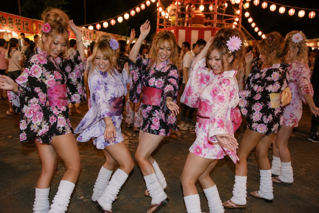 JKの盆踊り大会