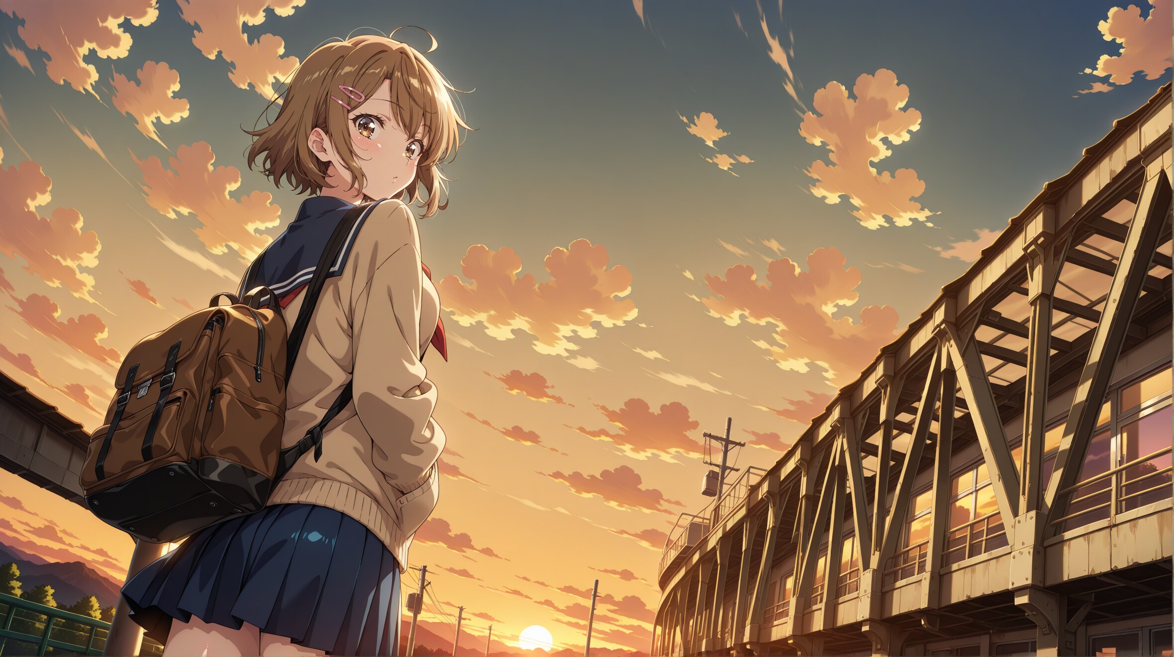 帰り道 | の人気AIイラスト・グラビア