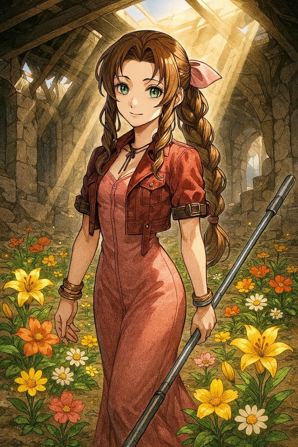 エアリス・ゲインズブール | の人気AIイラスト・グラビア