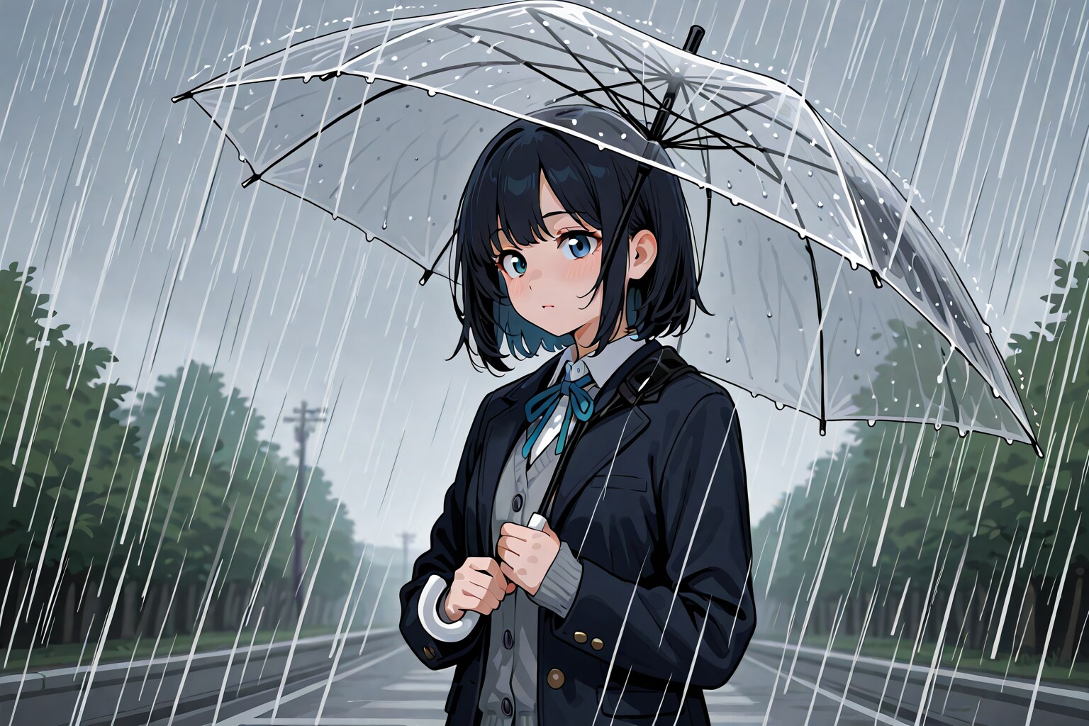 雨、強すぎるんだけど…