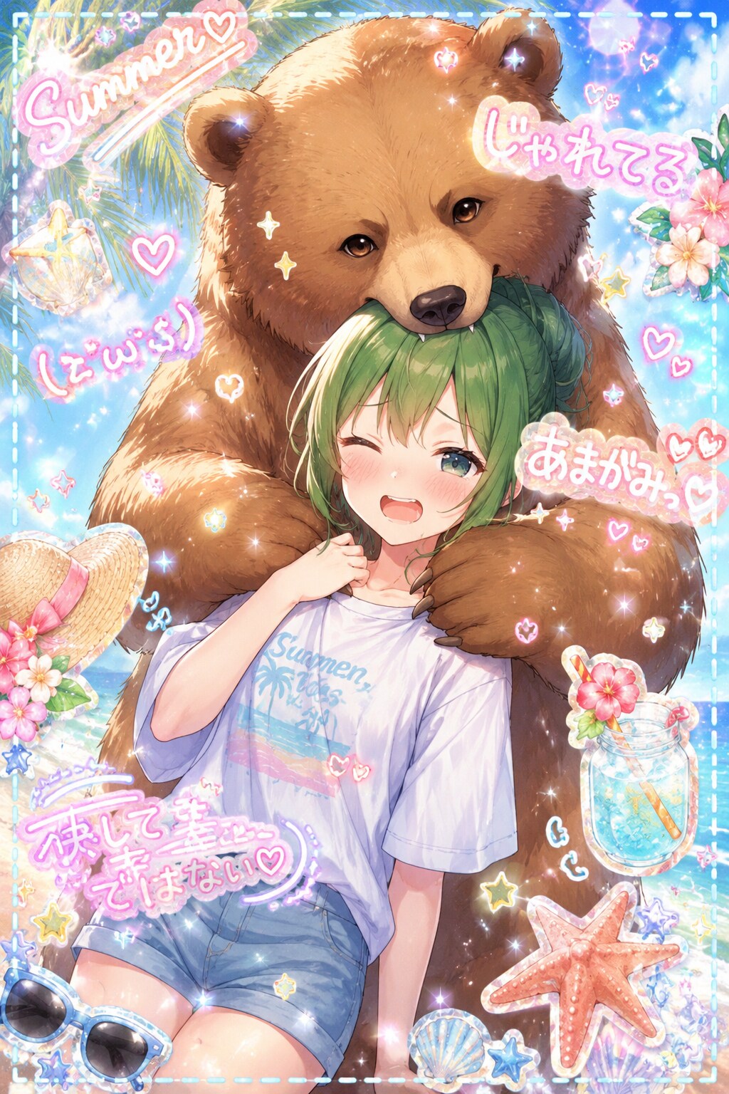 甘噛みクマさんと幸子
