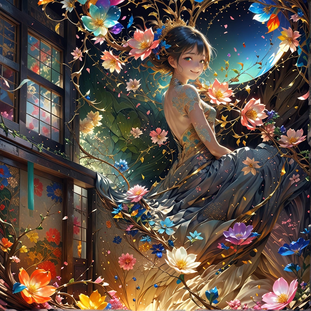 🌟花の精霊が現れる夜