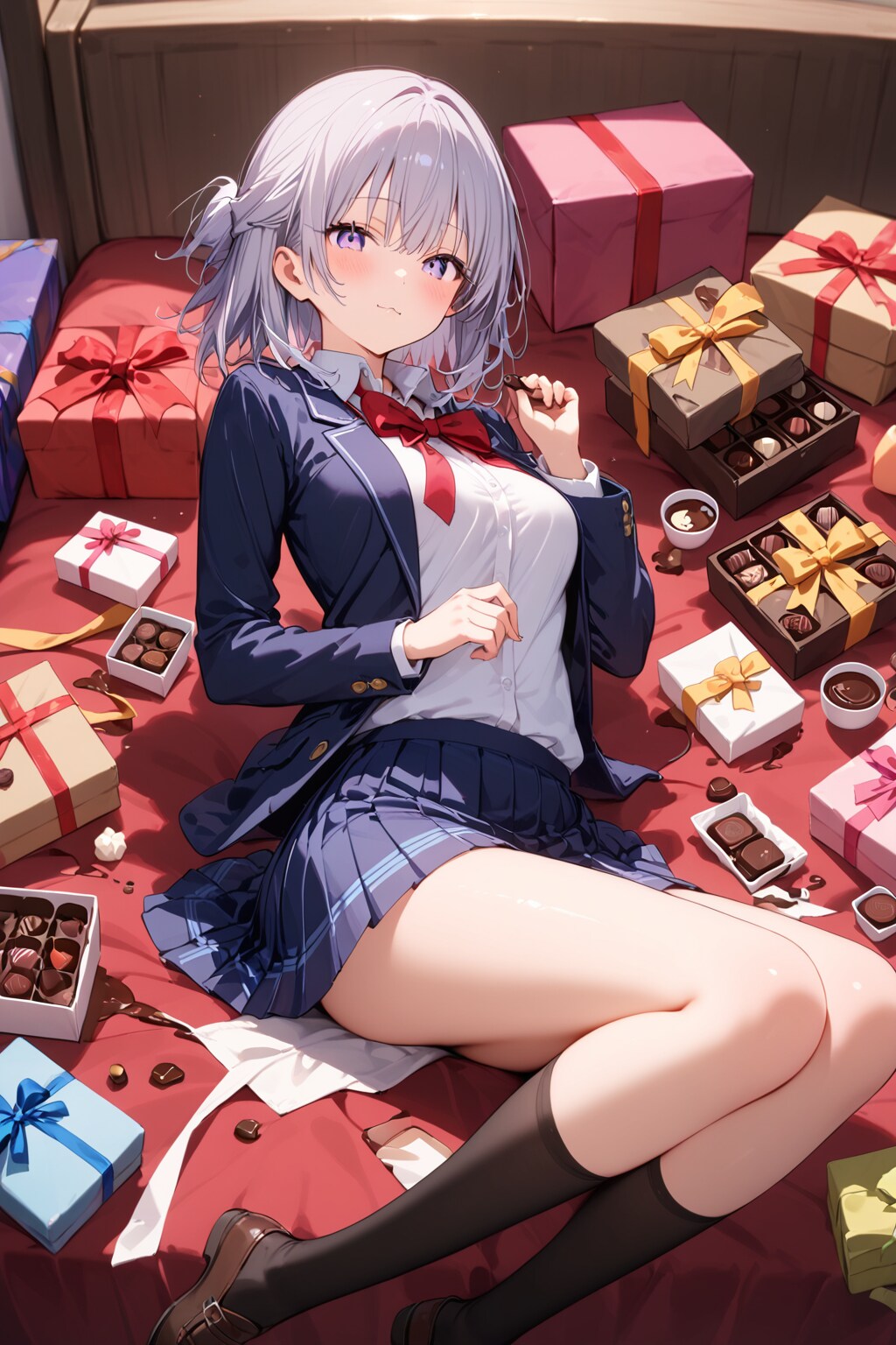 (803HQ)銀髪ちゃん「好きなの一つあげる」