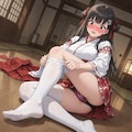 エロ乳JK巫女にムラムラ 4枚目