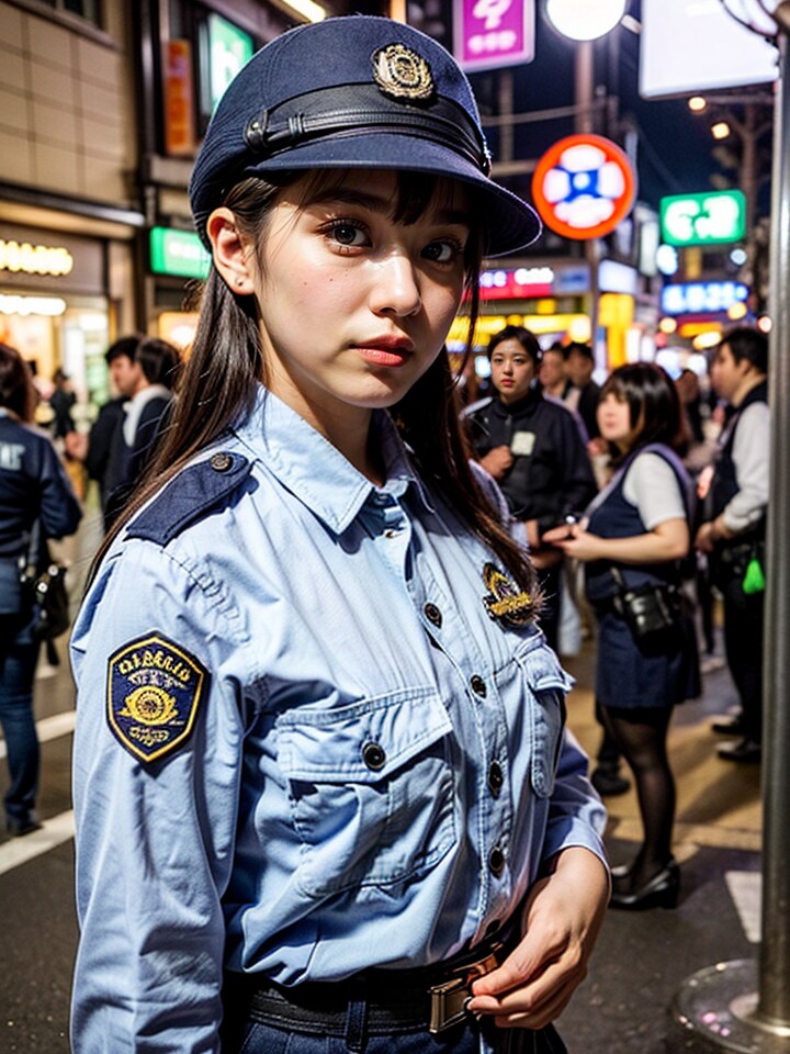 市民の安全守りまーす