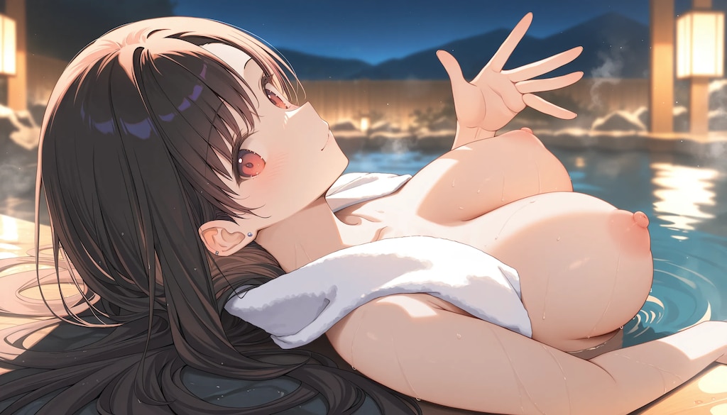 あれ！温泉だよっ！？