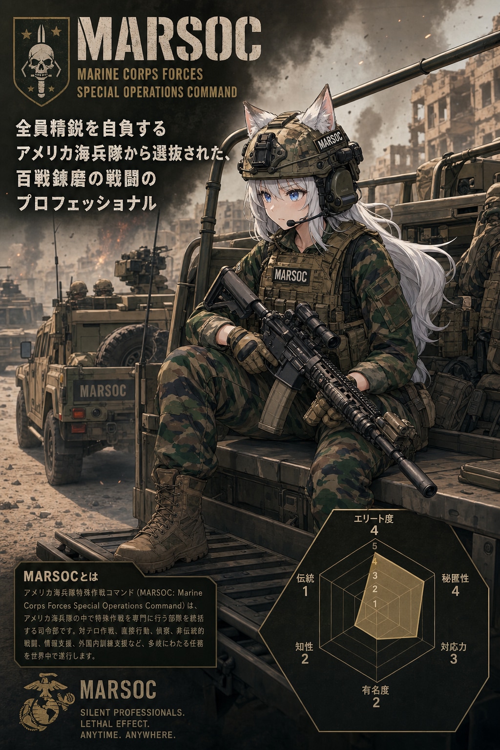アメリカ海兵隊特殊作戦部隊「MARSOC」🐺💥💥💥
