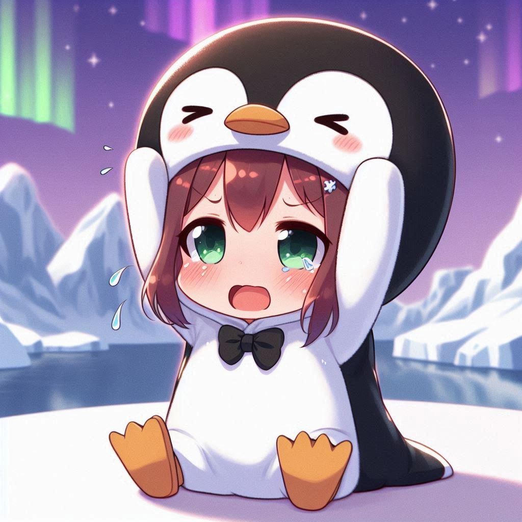 ペンギンさんのストレッチは大変なのです💦