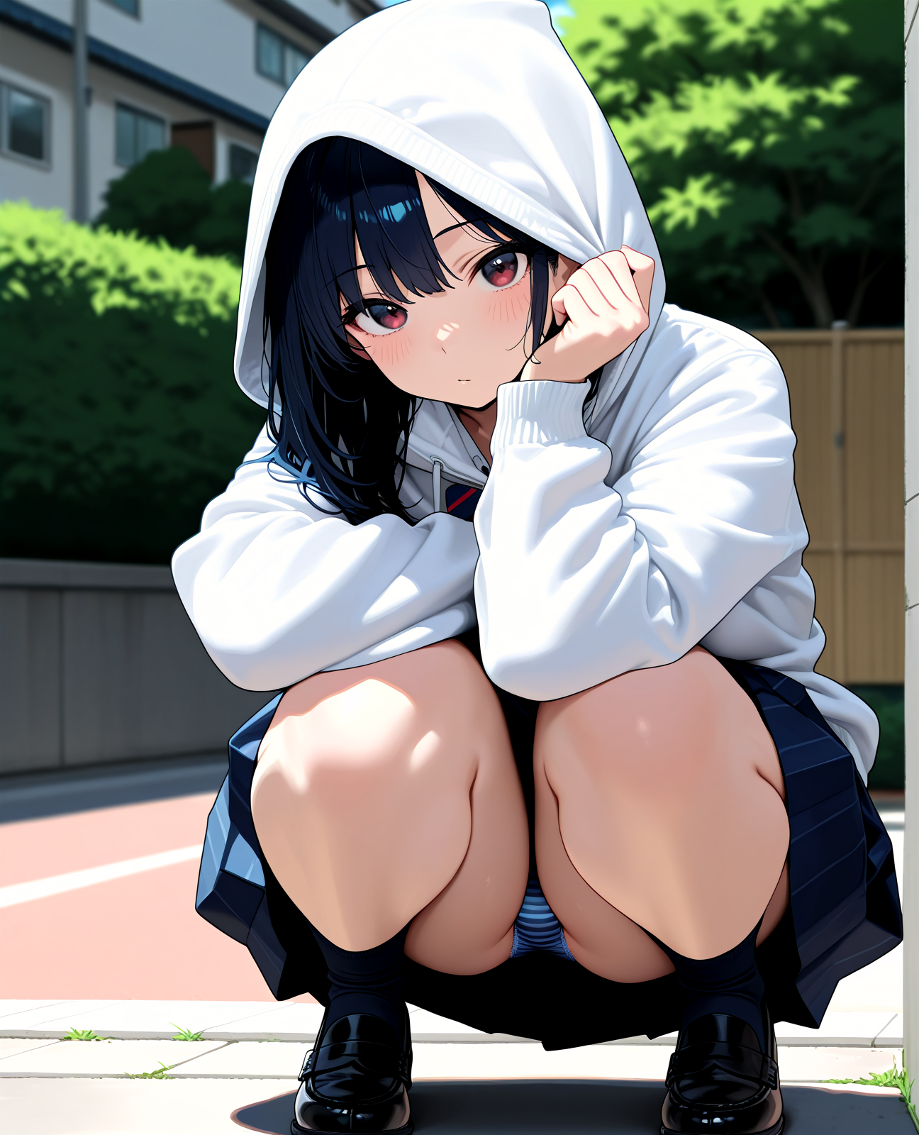 制服パーカー