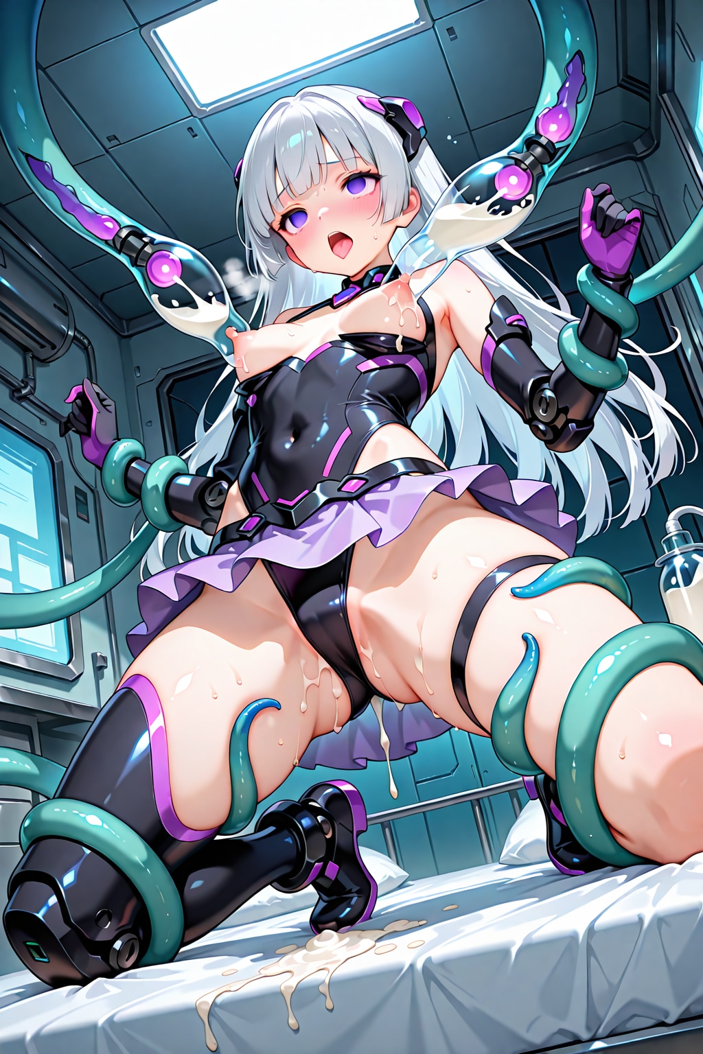 敗北、メカ娘