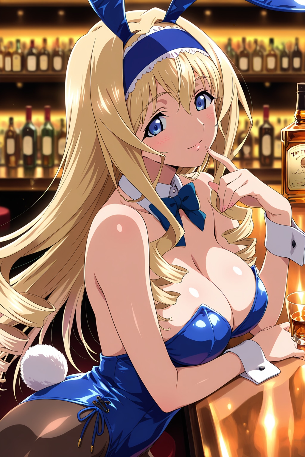 （LILAC＆HARPYアニメ調比較♪）定期的に生成したくなるキャラ😍💕セ〇リア・オルコットちゃんバニーで比較♪