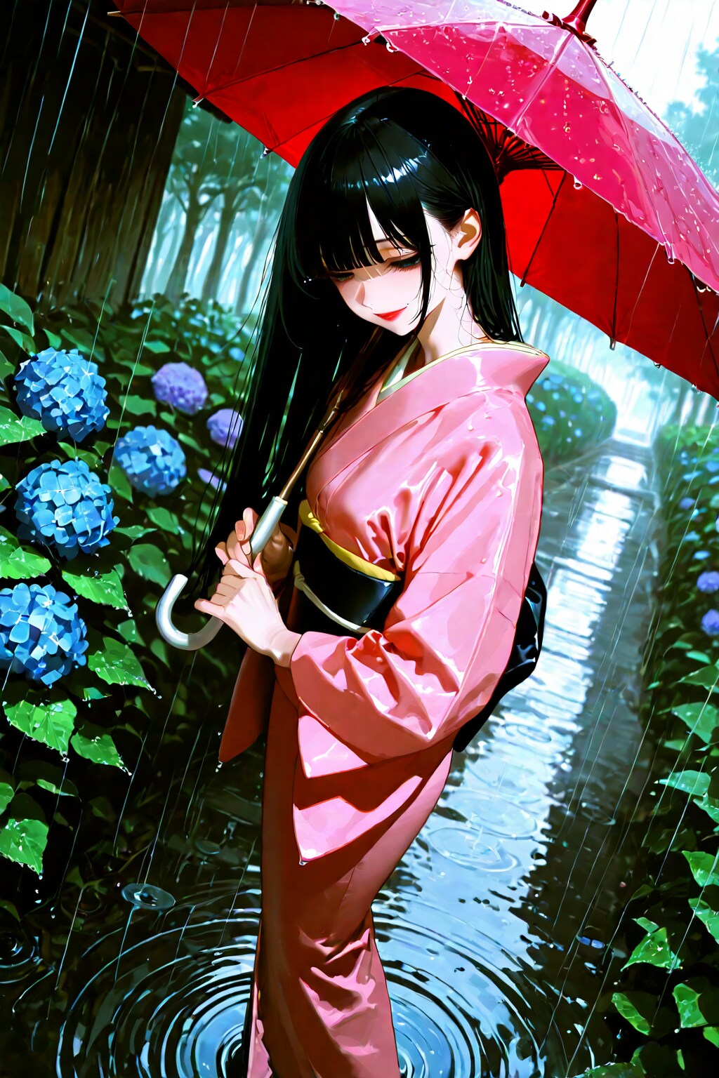 雨の日の女の子 2025　その３