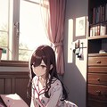 甘奈ちゃん　寝起きのヨガ 2枚目