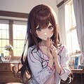 甘奈ちゃん　寝起きのヨガ 5枚目
