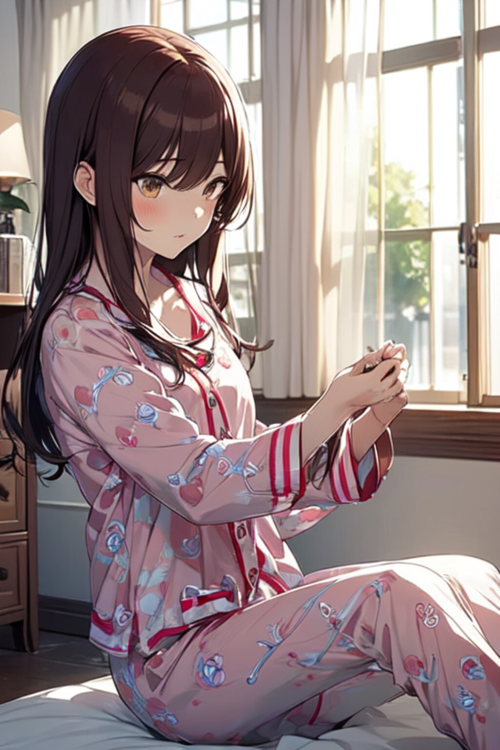 甘奈ちゃん　寝起きのヨガ