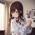 甘奈ちゃん　寝起きのヨガ 6枚目