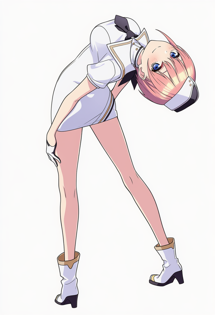ブルアカオペレーター服　後ろ反り65 | の人気AIイラスト・グラビア