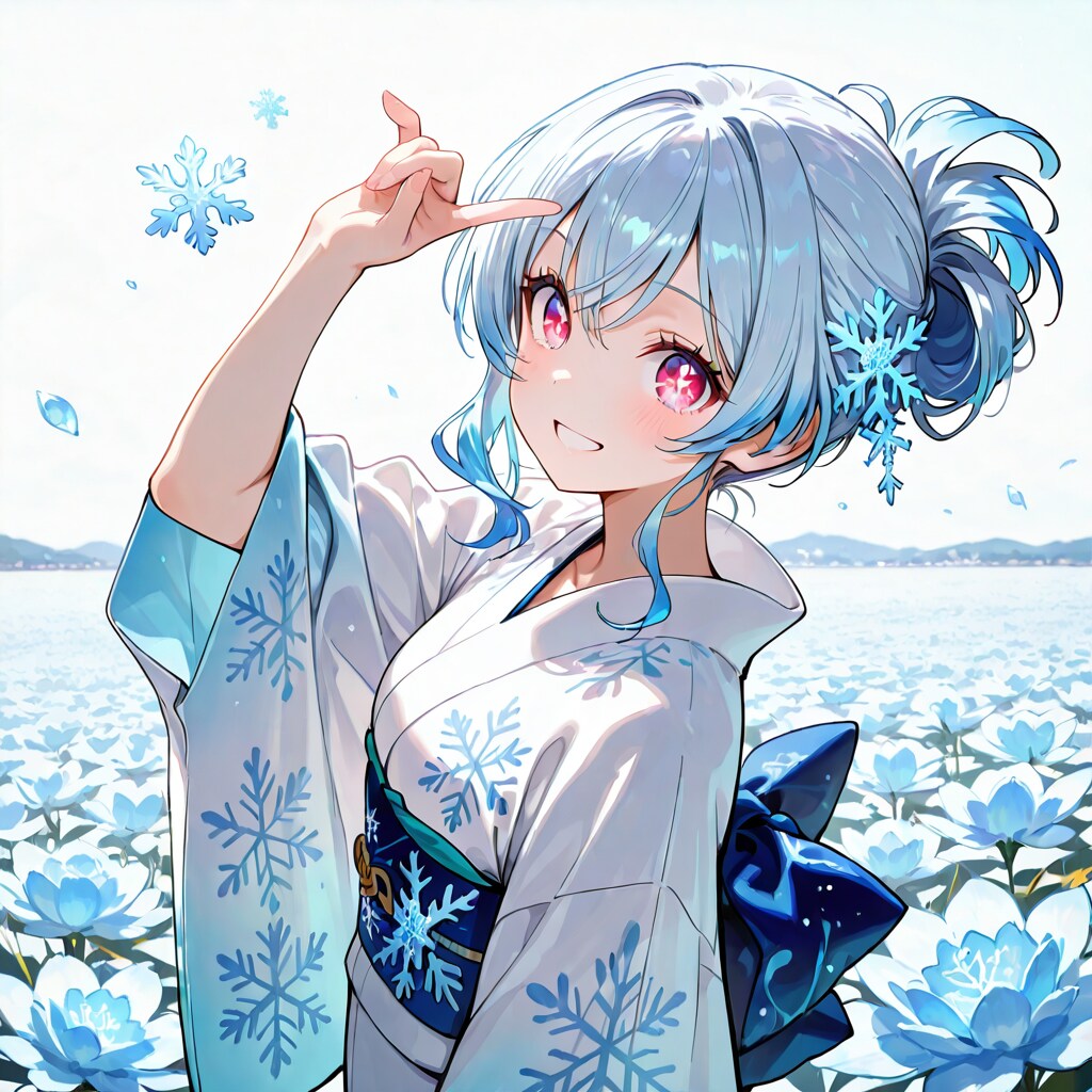 青く美しい氷の世界 | の人気AIイラスト・グラビア