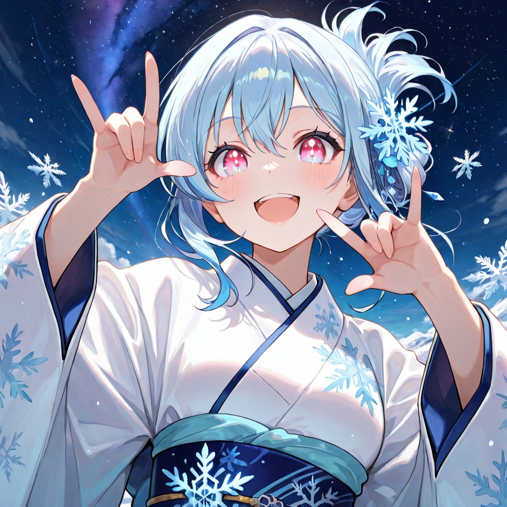 青く美しい氷の世界