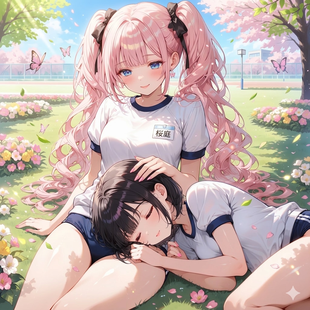 膝枕で春眠 ～カノンとルカ 4 ～