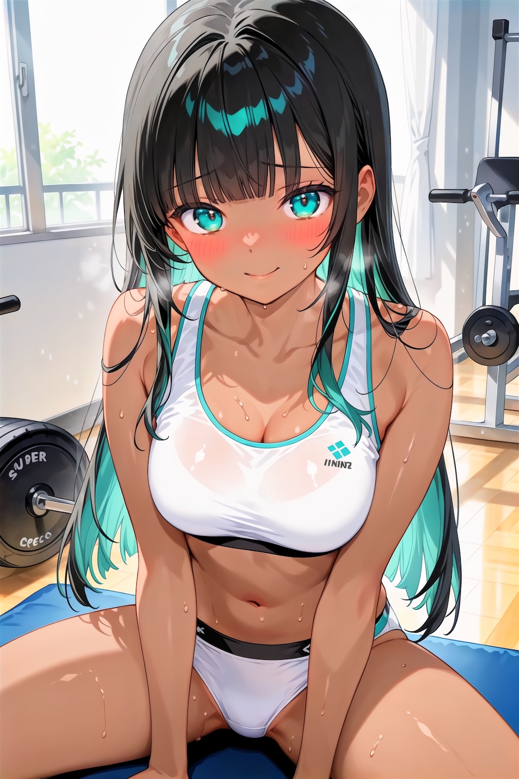 スタイル維持はジム通いで