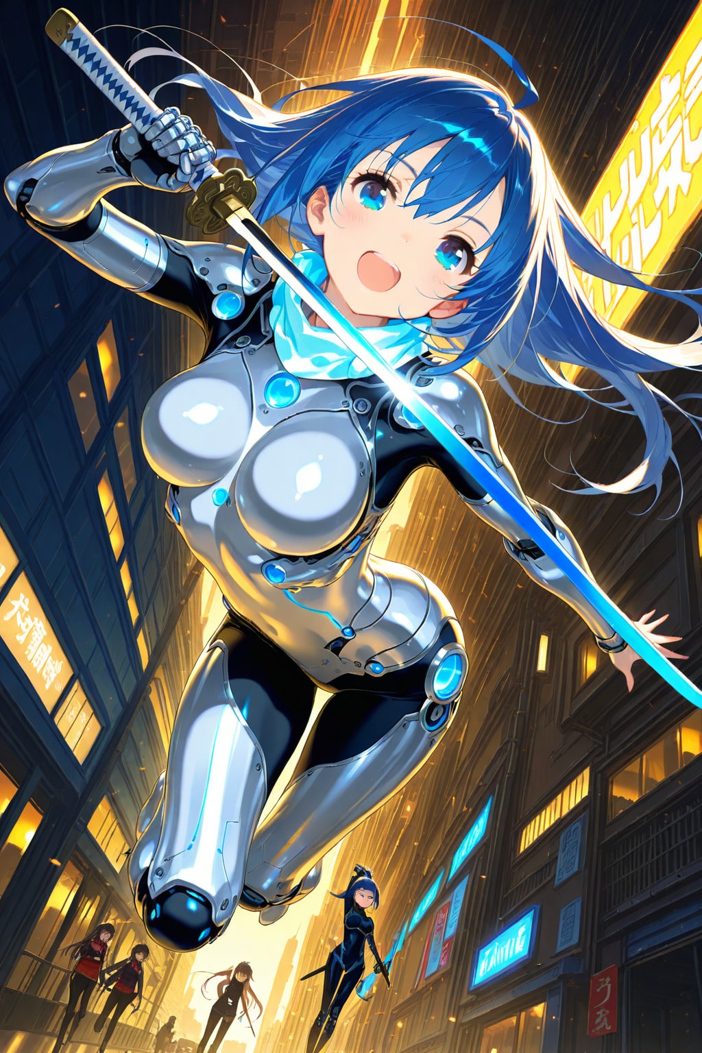 ちちぷい生成メカ娘　On The Streett刀