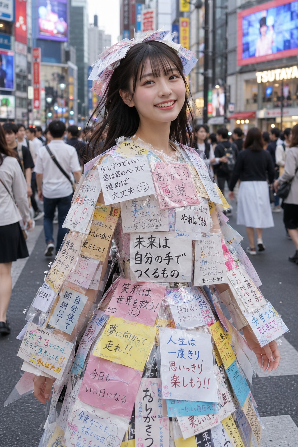 張り紙の君