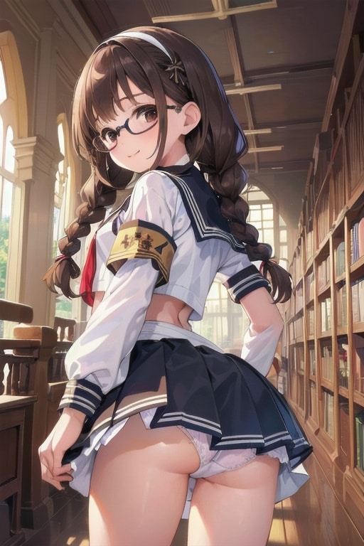 委員長ちゃんのパンツは見せるものではなく見えちゃうもの