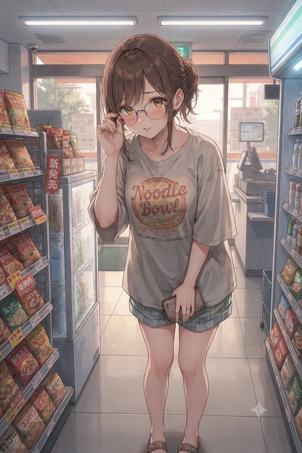 ぐ、偶然だね！(もっとちゃんとした格好でくるんだったぁー！！))