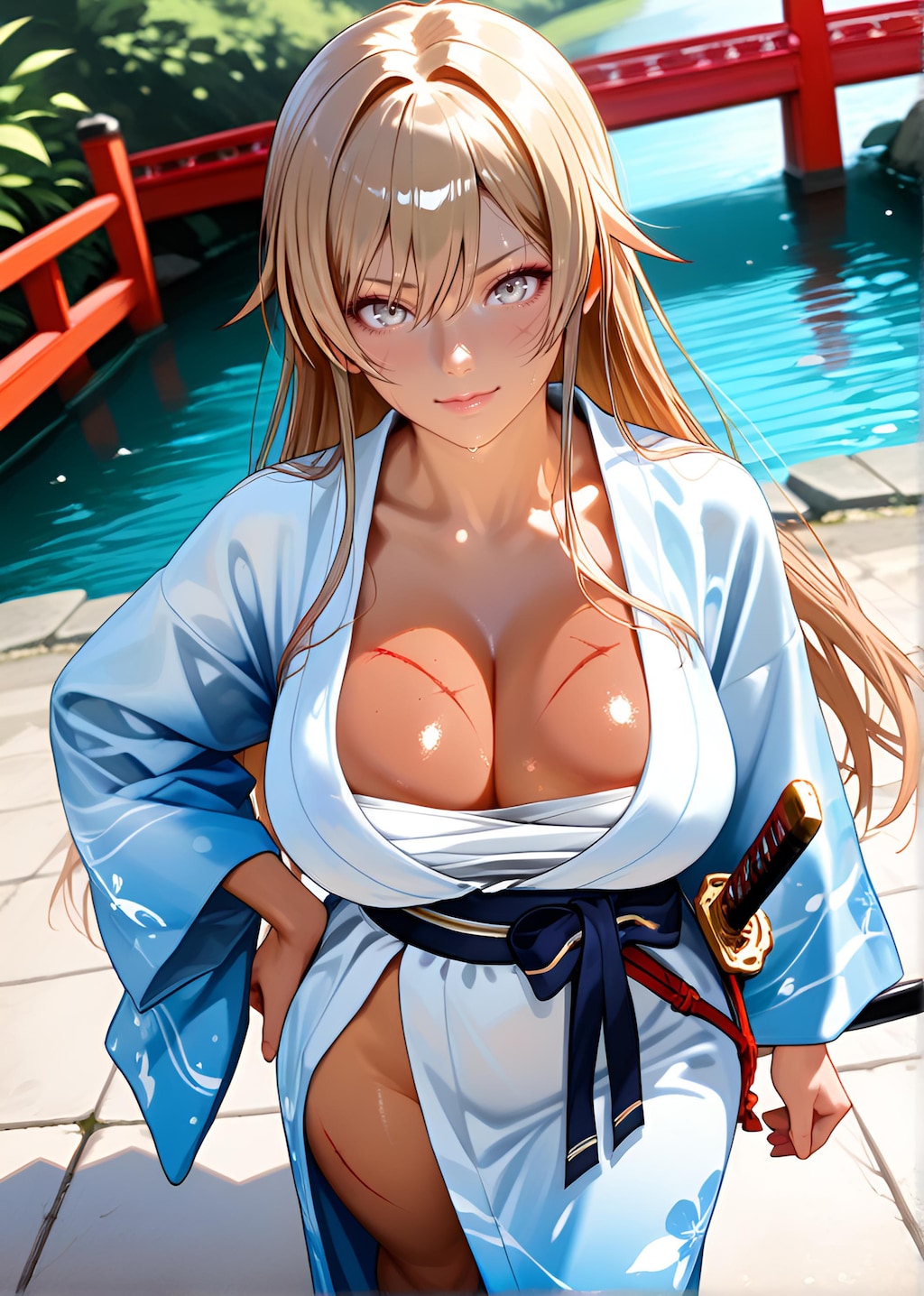堀田成美（HottaNarumi）刀剣　帯刀