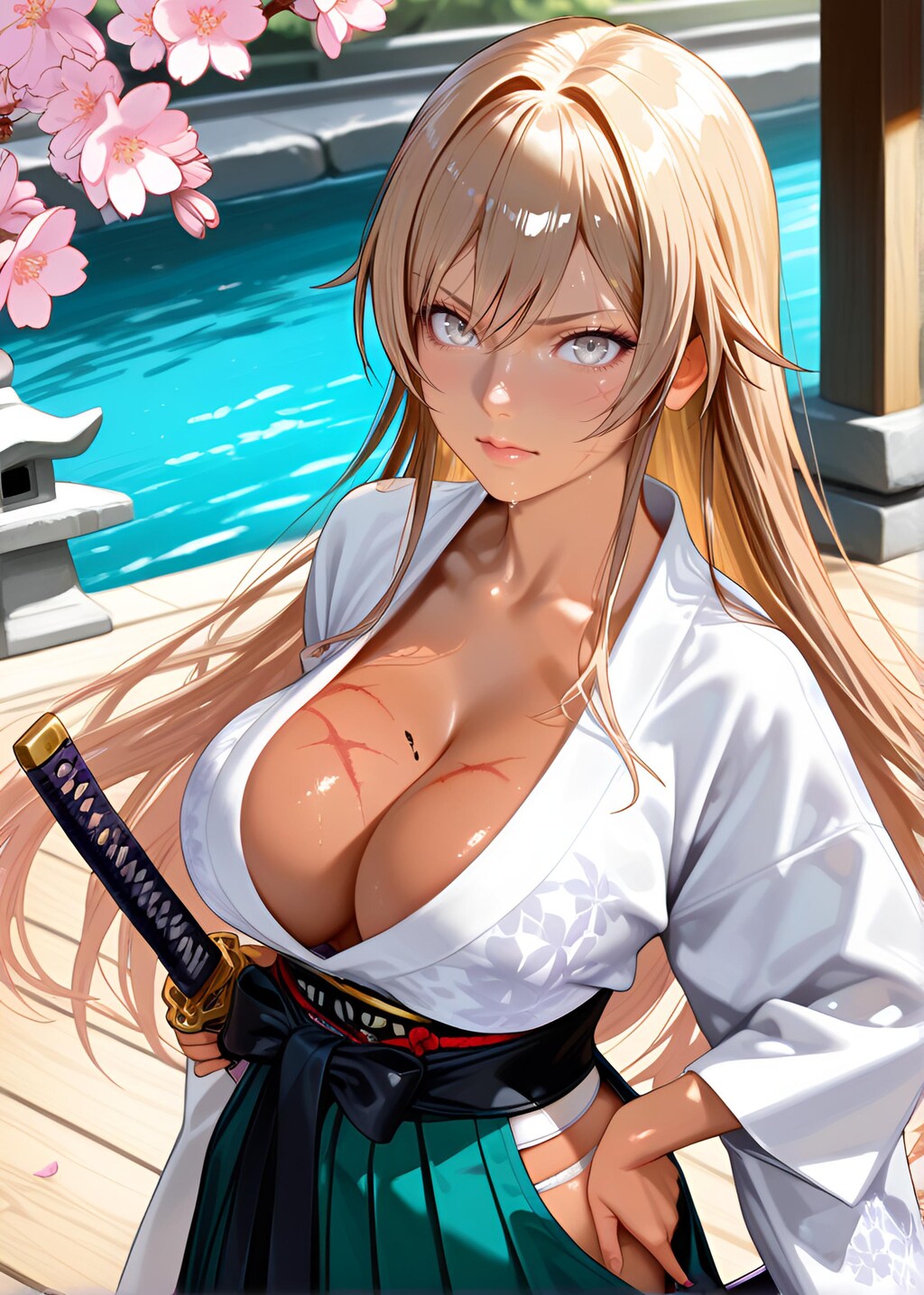 堀田成美（HottaNarumi）刀剣　帯刀
