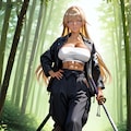 堀田成美（HottaNarumi）刀剣　帯刀 5枚目