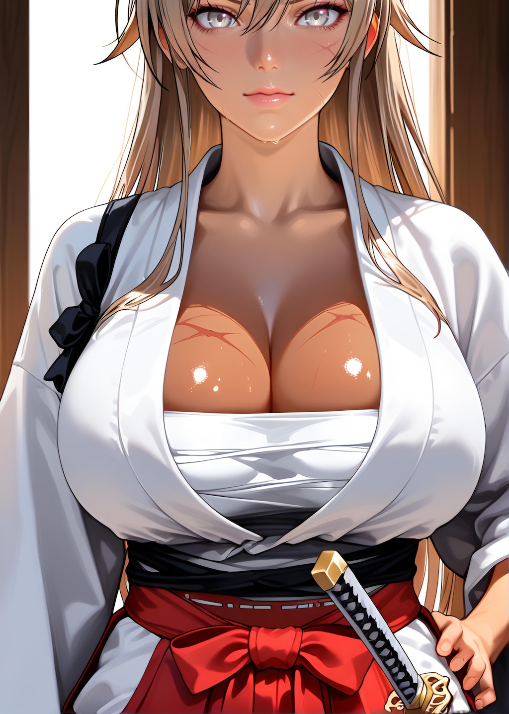 堀田成美（HottaNarumi）刀剣　帯刀