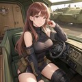 戦車と彼女2💕 2枚目