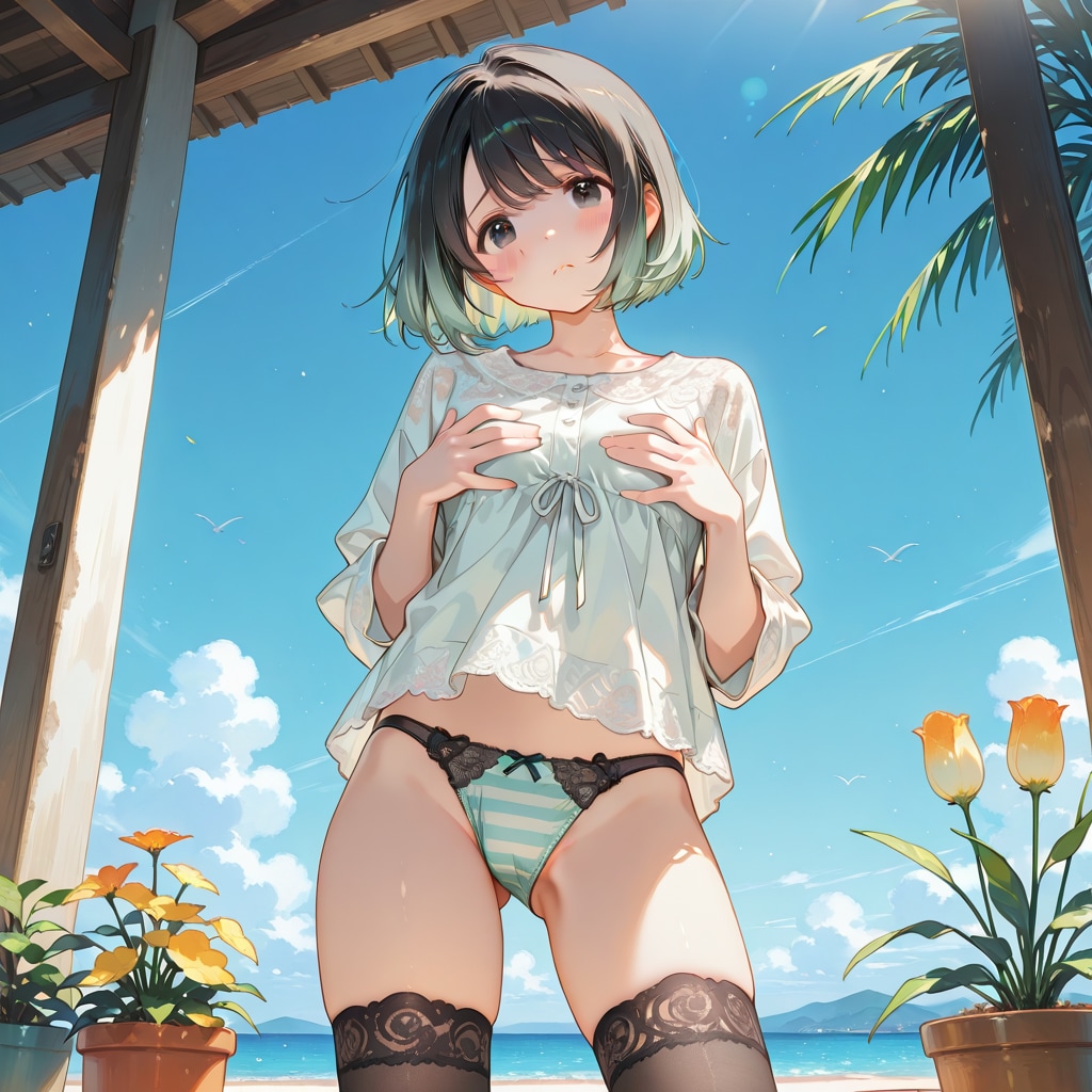 リゾートの朝🏠️🌺