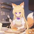 パンを焼くクレアちゃん 2枚目