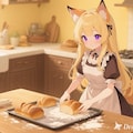 パンを焼くクレアちゃん 4枚目
